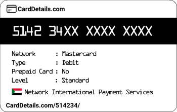 Card Details: 514234
