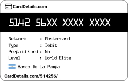 Card Details: 514256