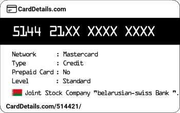 Card Details: 514421