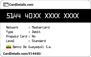 Card Details: 514440