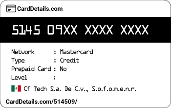 Card Details: 514509