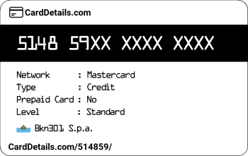 Card Details: 514859