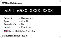 Card Details: 514928