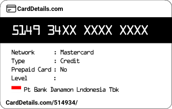 Card Details: 514934