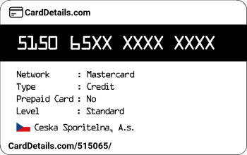 Card Details: 515065