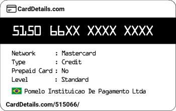 Card Details: 515066