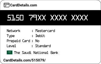 Card Details: 515079