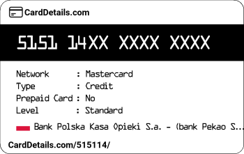 Card Details: 515114