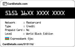Card Details: 515116