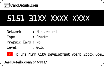 Card Details: 515131