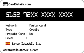 Card Details: 515292