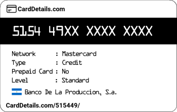 Card Details: 515449
