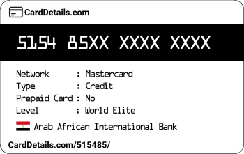 Card Details: 515485