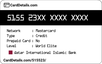 Card Details: 515523