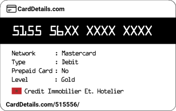 Card Details: 515556
