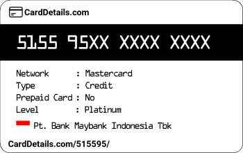 Card Details: 515595