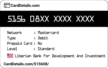Card Details: 515608