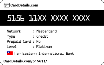 Card Details: 515611