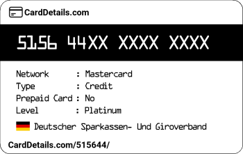 Card Details: 515644