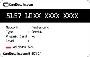 Card Details: 515710
