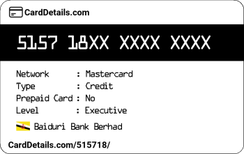 Card Details: 515718
