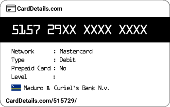 Card Details: 515729