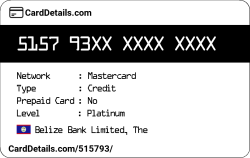 Card Details: 515793