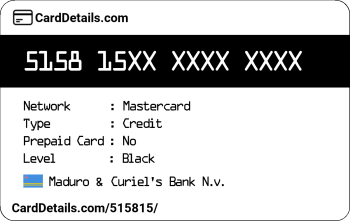 Card Details: 515815