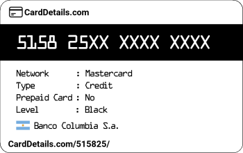Card Details: 515825
