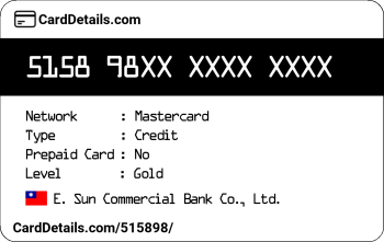 Card Details: 515898