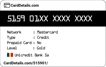 Card Details: 515901