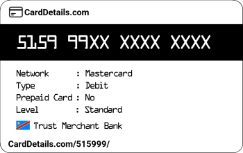 Card Details: 515999