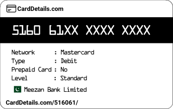 Card Details: 516061