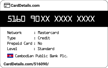Card Details: 516090
