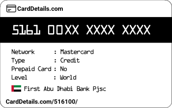 Card Details: 516100