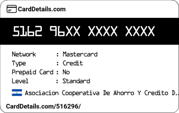 Card Details: 516296