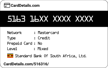 Card Details: 516316