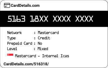 Card Details: 516318