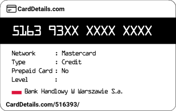 Card Details: 516393