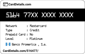 Card Details: 516477
