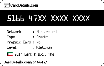 Card Details: 516647
