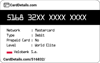 Card Details: 516832