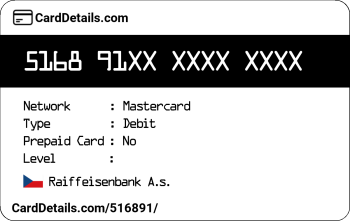 Card Details: 516891