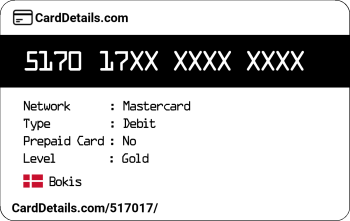 Card Details: 517017