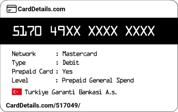 Card Details: 517049