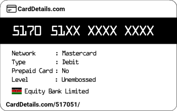 Card Details: 517051