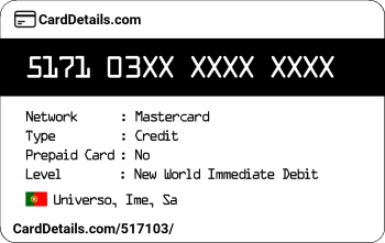 Card Details: 517103