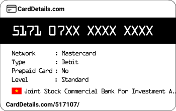 Card Details: 517107