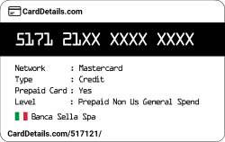Card Details: 517121