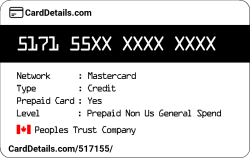 Card Details: 517155